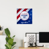 Poster Jour des anciens combattants - Honorer tous ceux q (Bureau à domicile)