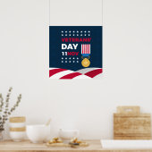 Poster Jour des anciens combattants - Honorer tous ceux q (Cuisine)