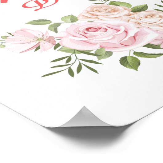 Poster jour des femmes joyeuses verticale (Coin)