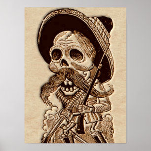 Poster Jour des Morts - Dia de Los Muetos