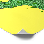 Poster Jour des morts heureux Cactus (Coin)