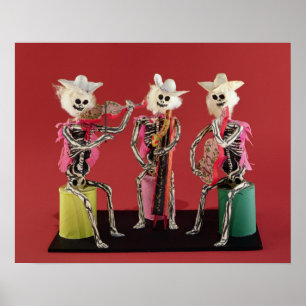 Poster Jour des morts : Mariachi, d'Oaxaca