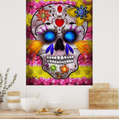 Poster Jour des morts - Masque de la mort (Cuisine)