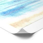 Poster Jour des pluies en mer (Coin)