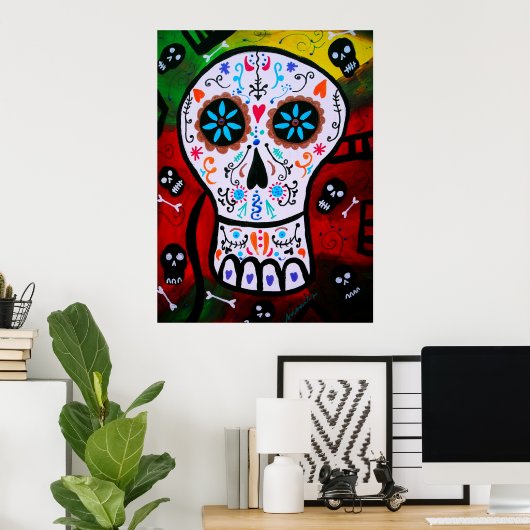 POSTER JOUR DES POSTES DE PEINTURE MORTS (Bureau à domicile)