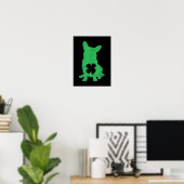 Poster Jour des Saint-Patricks irlandais Shamrock de Chie (Bureau à domicile)