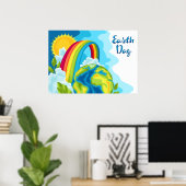 Poster Jour des terres (Bureau à domicile)