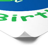 Poster Jour des terres Anniversaire (Coin)