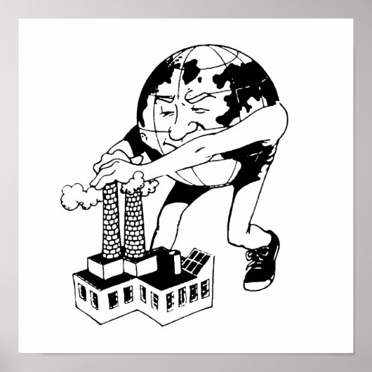 Poster JOUR DES TERRES - Arrêter la pollution (Devant)