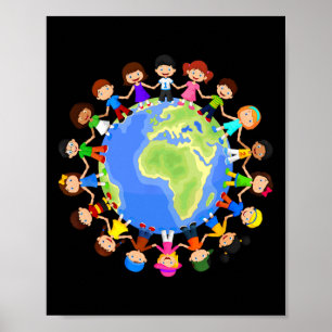 Poster Jour des terres Costume Enfants Jour des terres Ho