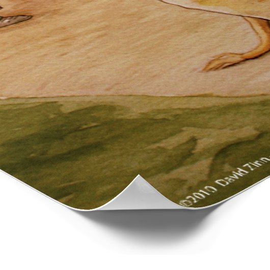 Poster jour des terres dans une arbor (affiche) (Coin)