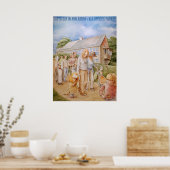 Poster jour des terres dans une arbor (affiche) (Cuisine)