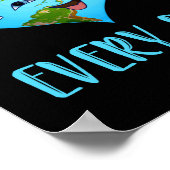 Poster Jour des terres de jour des terres tous les jours  (Coin)