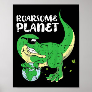 Poster Jour des terres de la planète des enfants des roar