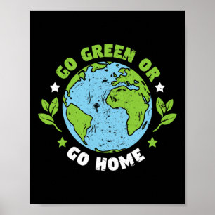 Poster Jour des terres Devenez écolo De l'environnement O