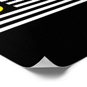 Poster Jour des terres écologie Drapeau écologiste (Coin)