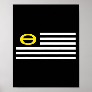 Poster Jour des terres écologie Drapeau écologiste