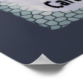 Poster Jour des terres - Empreintes carbone (Coin)