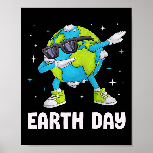 Poster Jour des terres Funny Dab Dabbing Jour des terres (Devant)
