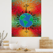 Poster Jour des terres ~ Levée de soleil (Cuisine)