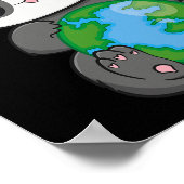 Poster Jour des terres mondial Panda (Coin)