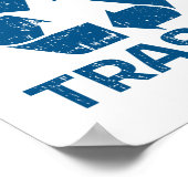 Poster Jour des terres ne pas être un recyclage de déchet (Coin)