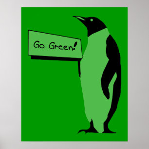 Poster Jour des terres Penguin