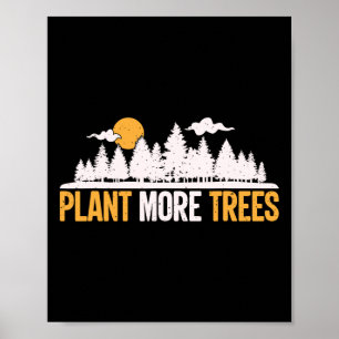 Poster Jour des terres - Plante Plus Arbres Arbres Hugger