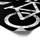 Poster Jour des terres Recycle Bicyclette Pun (Coin)
