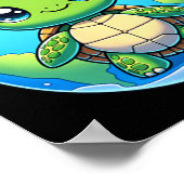 Poster Jour des terres Restaurer Earth Turtle 2025 (Coin)