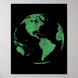 Poster Jour des terres Sauver notre planète Changement cl