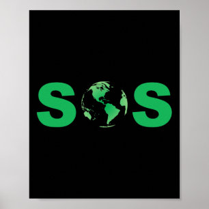 Poster Jour des terres Sos Pro-science Sauvez la planète