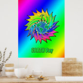 Poster Jour des terres ~ Sunburst (Cuisine)