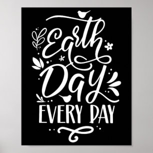 Poster Jour des terres tous les jours Environnement Sauve