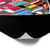 Poster Jour des terres World Flags (Coin)