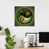 Poster Jour des terres Yin Yang Imprimer (Bureau à domicile)