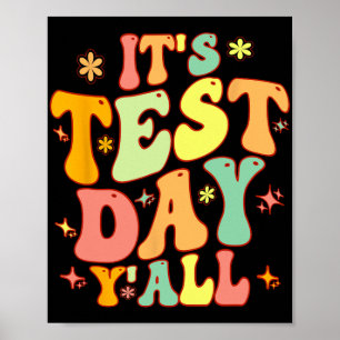 Poster Jour D'Essai Yall Funky Test Day Pour Enseignant O