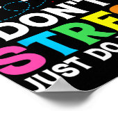 Poster Jour d'essais Test Retro Motivational Teacher St (Coin)