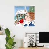 Poster Jour d'hiver (Bureau à domicile)