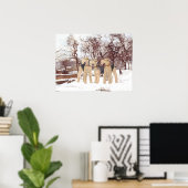 Poster Jour d'hiver (Bureau à domicile)