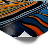 Poster Jour d'hiver au coucher du soleil 9 (Coin)