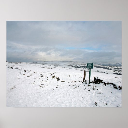 Poster Jour d'hiver Bowstonegate Carte postale (Devant)