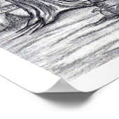 Poster "Jour d'hiver de Noël" (Coin)