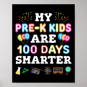 Poster Jour Du Cadeau De L'École Pour L'Enseignant Présco