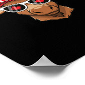 Poster Jour du Canada Drapeau canadien Maple Leaf Moose S (Coin)