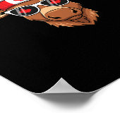Poster Jour du Canada Drapeau canadien Maple Leaf Moose S (Coin)