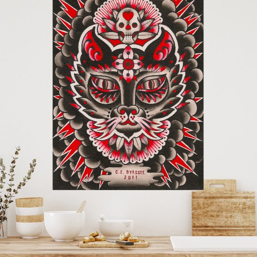 Poster Jour du chat mort (Cuisine)