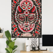 Poster Jour du chat mort (Bureau à domicile)