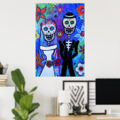 Poster Jour du couple Mariage Dead Te Amo (Bureau à domicile)