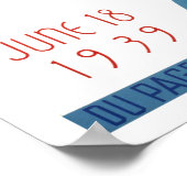 Poster Jour du drapeau (Coin)